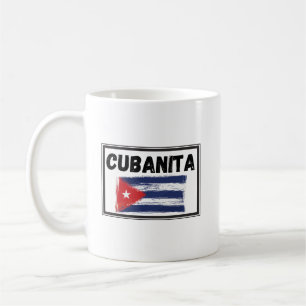 Cubanita Cuban Girl Flag      Coffee Mug