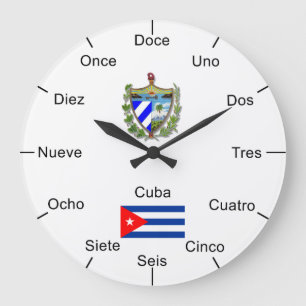 Cubans Wall Clock