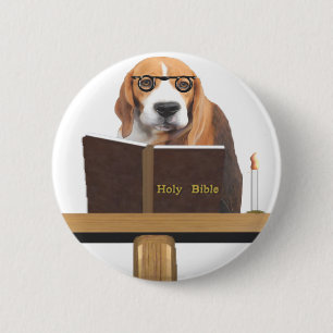 Cubby The Preacher 6 Cm Round Badge