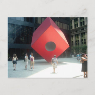 CUBE AT 140 BROADWAY POSTCARD