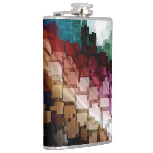 Cube Centric Dark Wind Hip Flask