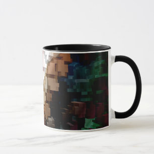 Cube Centric Dark Wind Mug