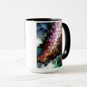 Cube Centric Dark Wind Mug
