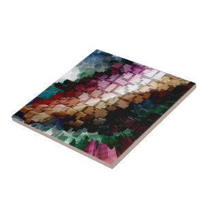 Cube Centric Dark Wind Tile