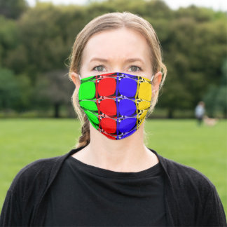 CUBE COLOR CLOTH FACE MASK
