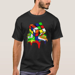 Cube Colourful Awesome Graphic T-Shirt