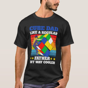 Cube Dad Like A Regular Dad But Way Cooler For Fat T-Shirt