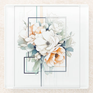 Cube frame Flowers: "My Kitchen" Coaster