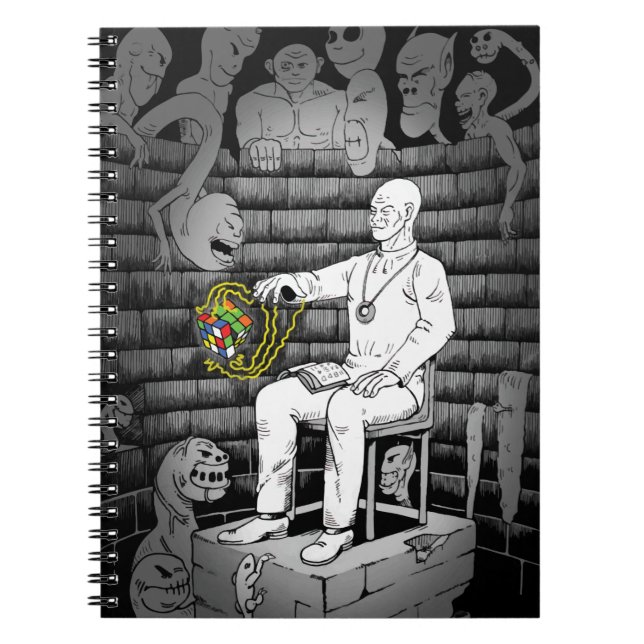 Cube Magic with Monsters Notebook (Front)