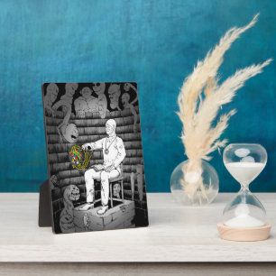 Cube Magic with Monsters Plaque