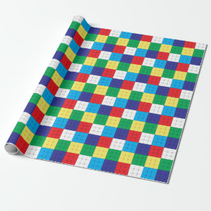 Cube Puzzle Game  Wrapping Paper