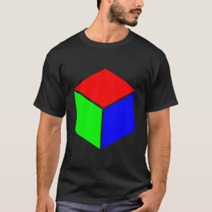 Cube - Red, Green and Blue T-Shirt