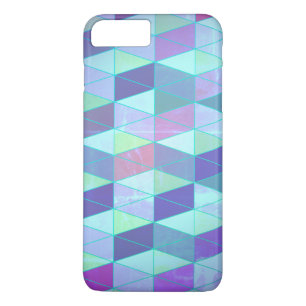 Cubes Into Triangles Geometric Pattern iPhone 8 Plus/7 Plus Case