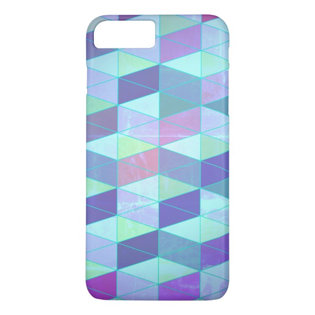 Cubes Into Triangles Geometric Pattern Case-Mate iPhone Case (Back)