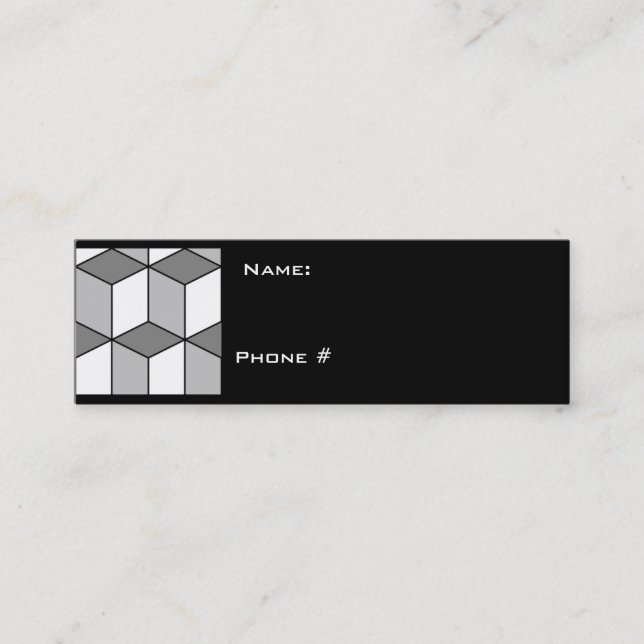 CUBES Profile Card (Front)