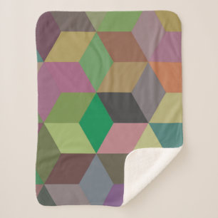 Cubic Sherpa Blanket