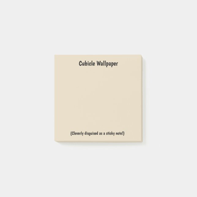 Cubicle Wallpaper Sticky Notes (Front)