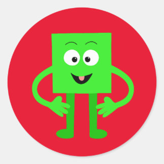 Cubie Cubester  Classic Round Sticker