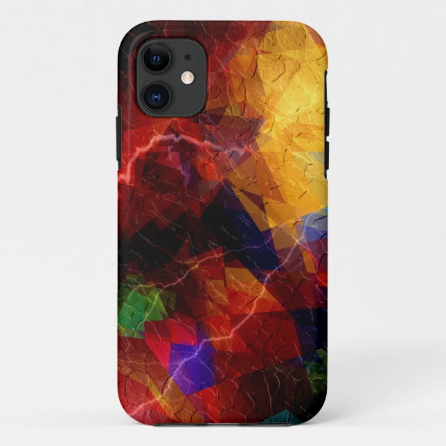 Cubism Abstract Art | Modern Geometric Pattern 2 Case-Mate iPhone Case (Back)