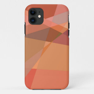 Cubism Abstract Art   Retro Geometric Pattern 3 iPhone 11 Case