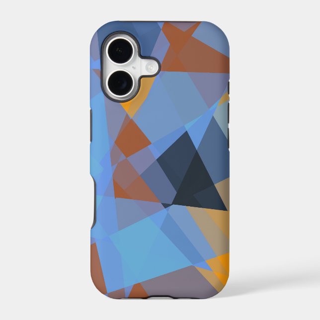 Cubism Abstract Art | Retro Geometric Pattern 4 (Back)