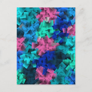 Cubism, art style and painting, postcard
