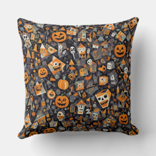 Cubism Halloween Cushion