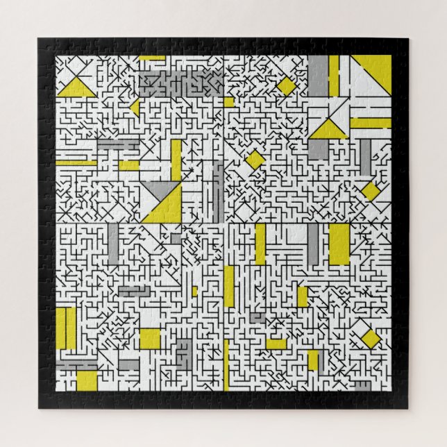 Cubism Maze Jigsaw Puzzle (Vertical)