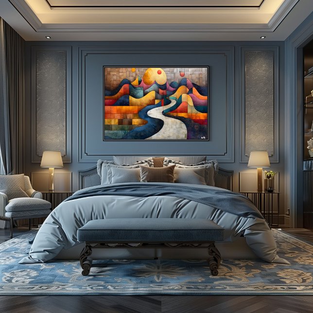 Cubism: Path of Colors towards Abstract Landscapes Poster (Creator Uploaded)