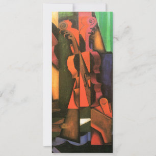 Cubist art Violin and Guitar painting by Juan Gris