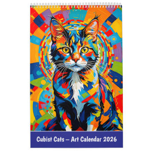 Cubist Cats – Art Calendar 2026