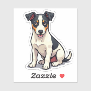Cubist Charm, Adorable Manchester Terrier, Small