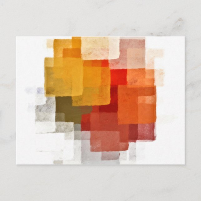Cubist pattern postcard (Front)