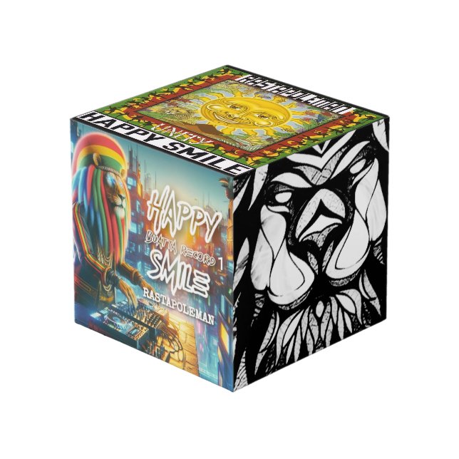 Cubo Rasta BUATTA RECORD Cube (Front Angled)