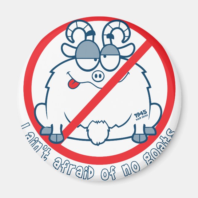 cubs chicago goat shirt magnet (Front)