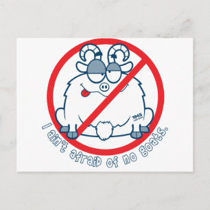 cubs chicago goat shirt postcard