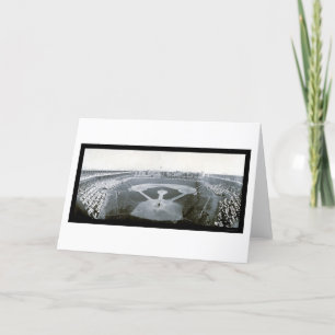 Cubs Giants Baseball Photo 1908 Card