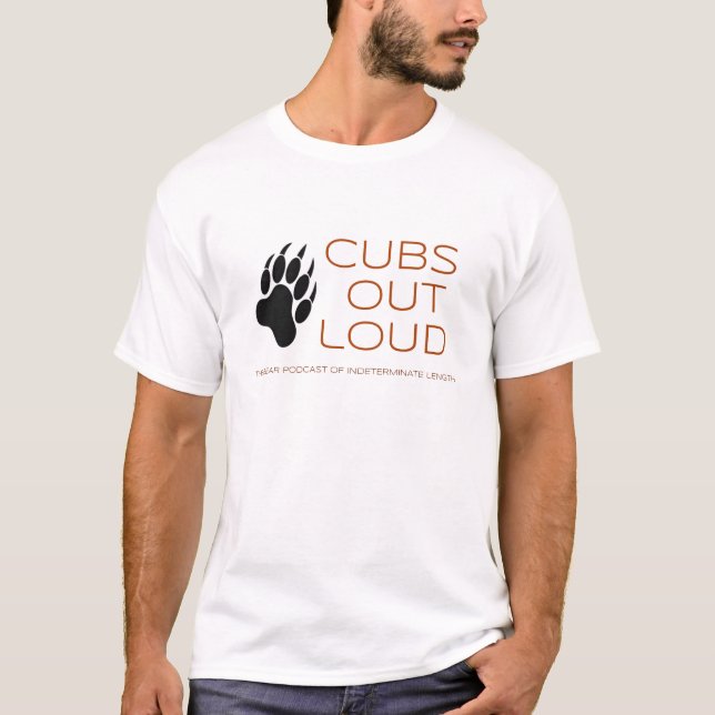 Cubs Out Loud Logo V2 T-Shirt (Front)