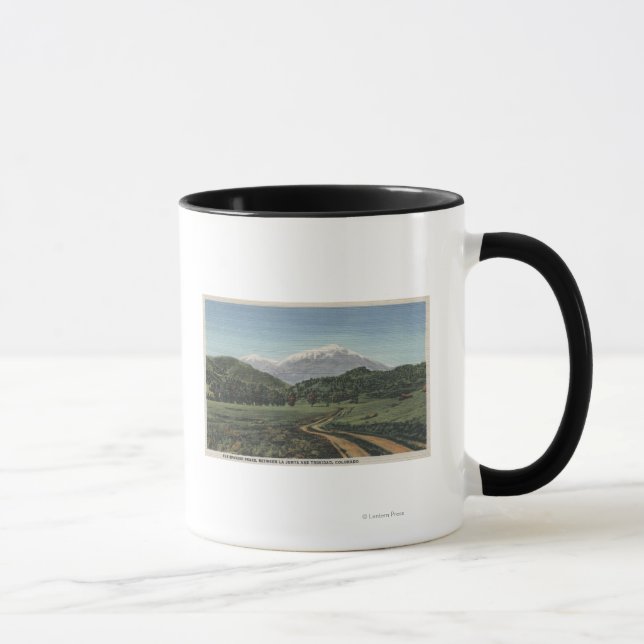 Cuchara, Colorado - View of the Spanish Peaks Mug (Right)