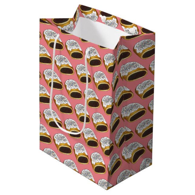 Cucidati Cuccidati Italian Fig Christmas Cookies Medium Gift Bag (Front Angled)