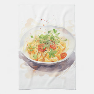 Cucina Italiana: Artistic Italian Tea Towel
