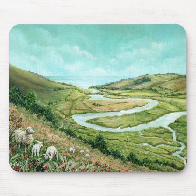Cuckmere Haven after the Storm Mouse Mat (Front)