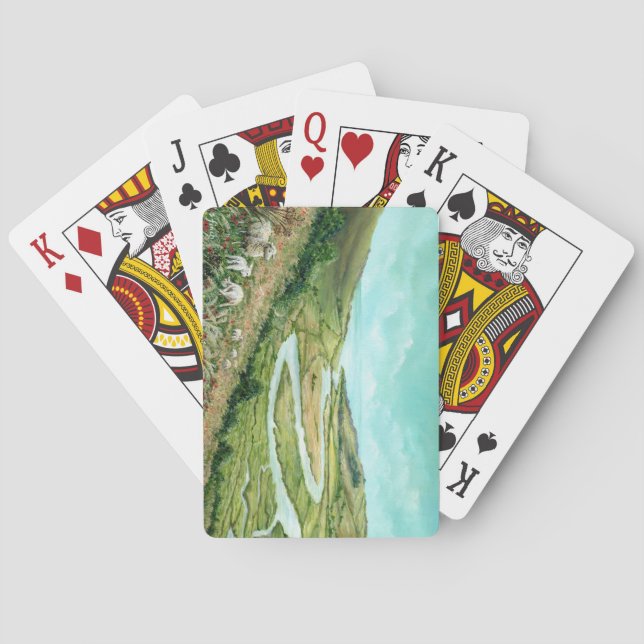 Cuckmere Haven after the Storm Playing Cards (Back)