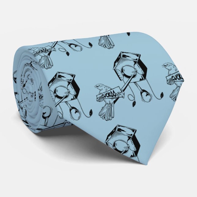 Cuckoo Clock Tie (Rolled)