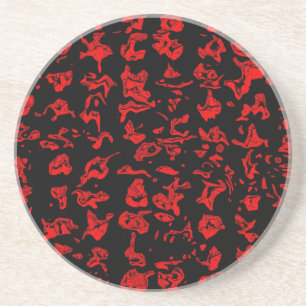 Cuckoo Marbled Abstract Coaster