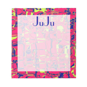 Cuckoo Marbled Abstract Notepad