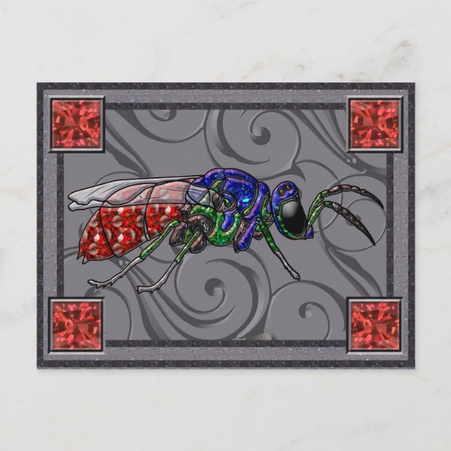 Cuckoo Wasp Collector Card (Front)