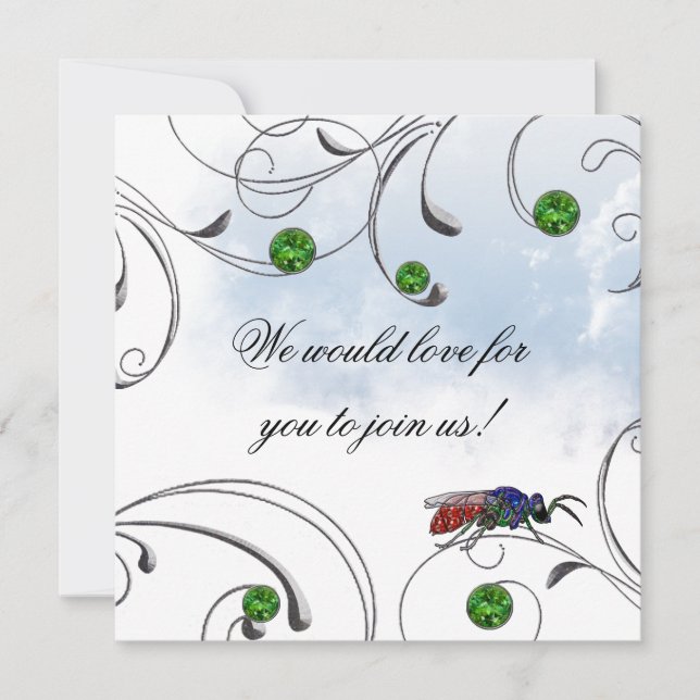 Cuckoo Wasp Invitation (Front)