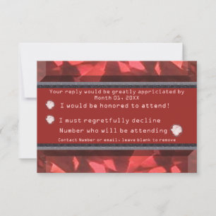 Cuckoo Wasp RSVP Card