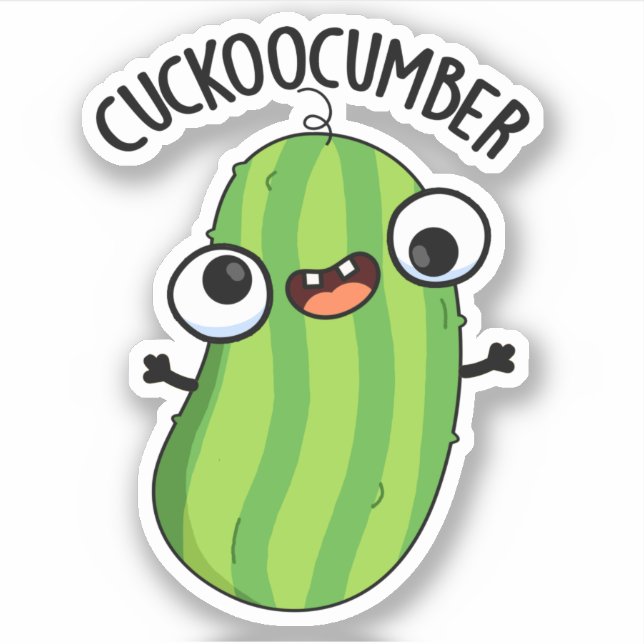 Cuckoocumber Funny Veggie Cucumber Pun  (Front)